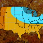 Fall, Early Winter 2018 Temperature Outlook: Chilly In October, Then   Southern California Weather Map