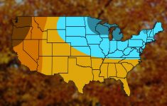Fall, Early Winter 2018 Temperature Outlook: Chilly In October, Then - Southern California Weather Map