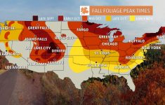 Fall Foliage Finder - Following Fall - California Fall Color Map