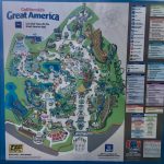 Family Guide To California's Great America (Santa Clara, California)   California&#039;s Great America Map 2018