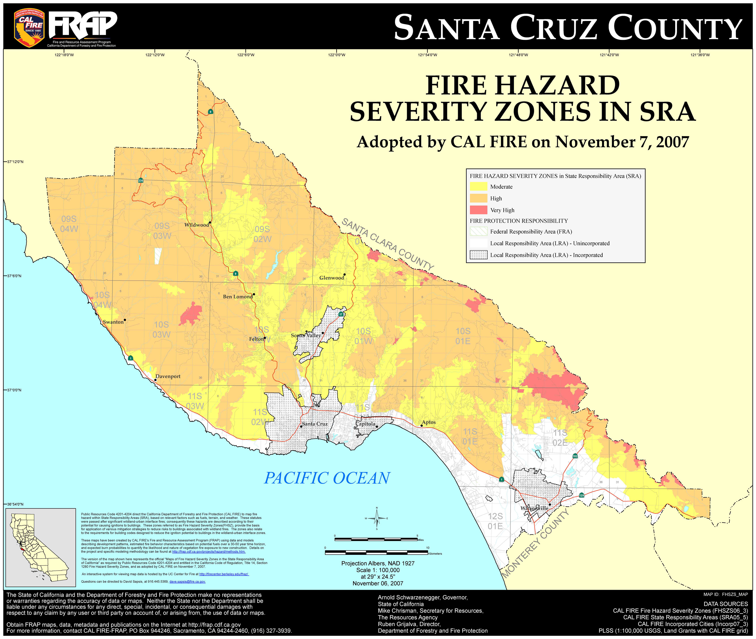 Fhszs Map Free Downloads Maps Where Is Aptos California Map - Klipy - Where Is Santa Cruz California On The Map