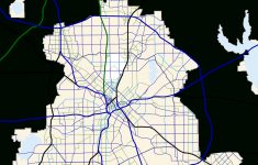 Fichier:dallas, Texas Road Map.svg — Wikipédia - Dallas Map Of Texas