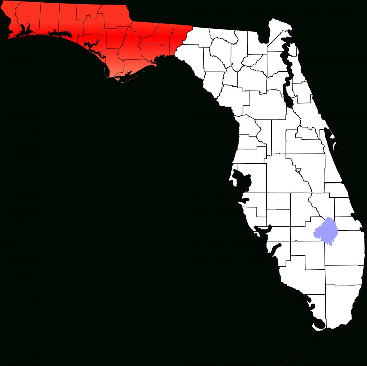 Florida Panhandle Map