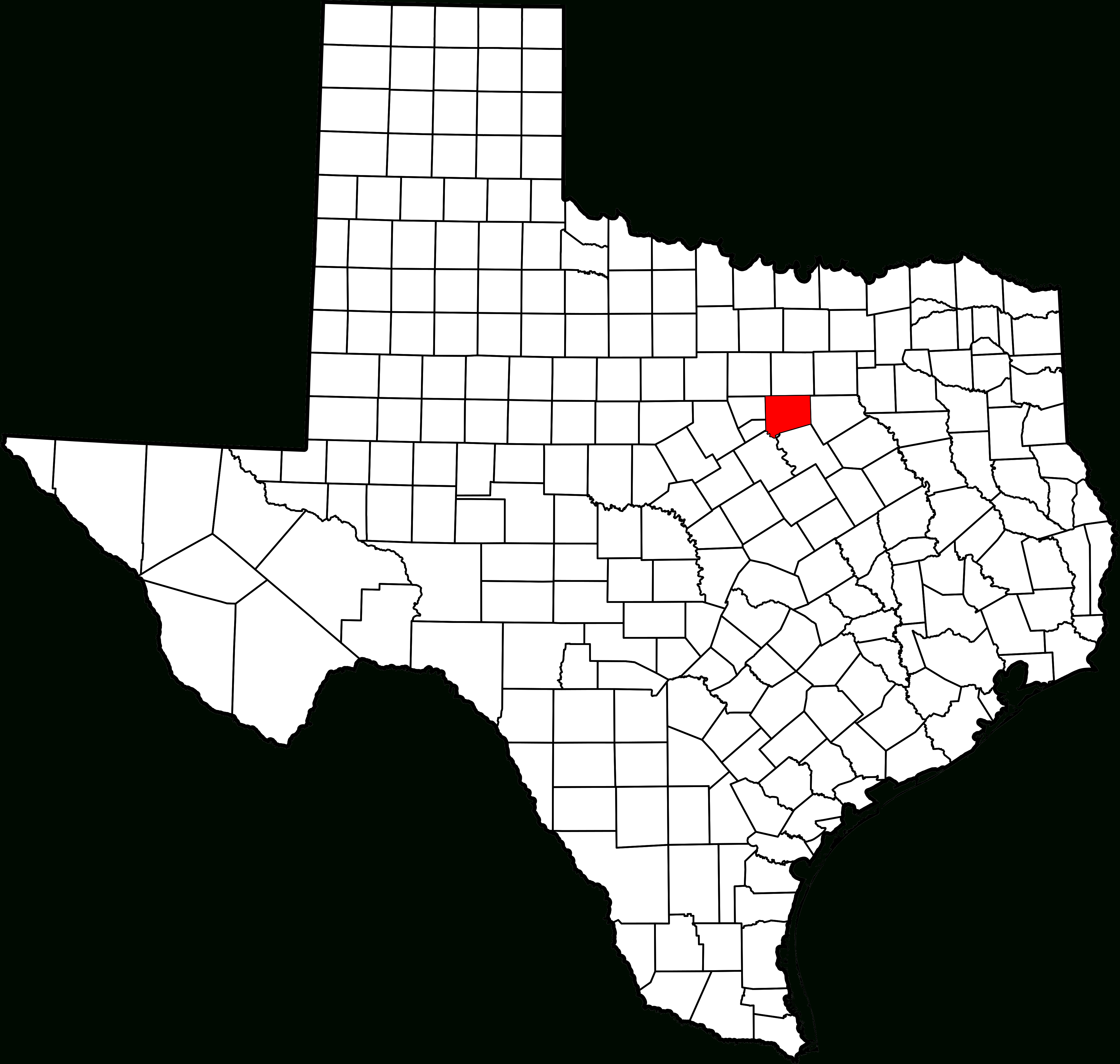 Fichier:map Of Texas Highlighting Johnson County.svg — Wikipédia - Crowley Texas Map