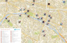 Fichier:paris Printable Tourist Attractions Map — Wikipédia - Printable Map Of Paris City Centre