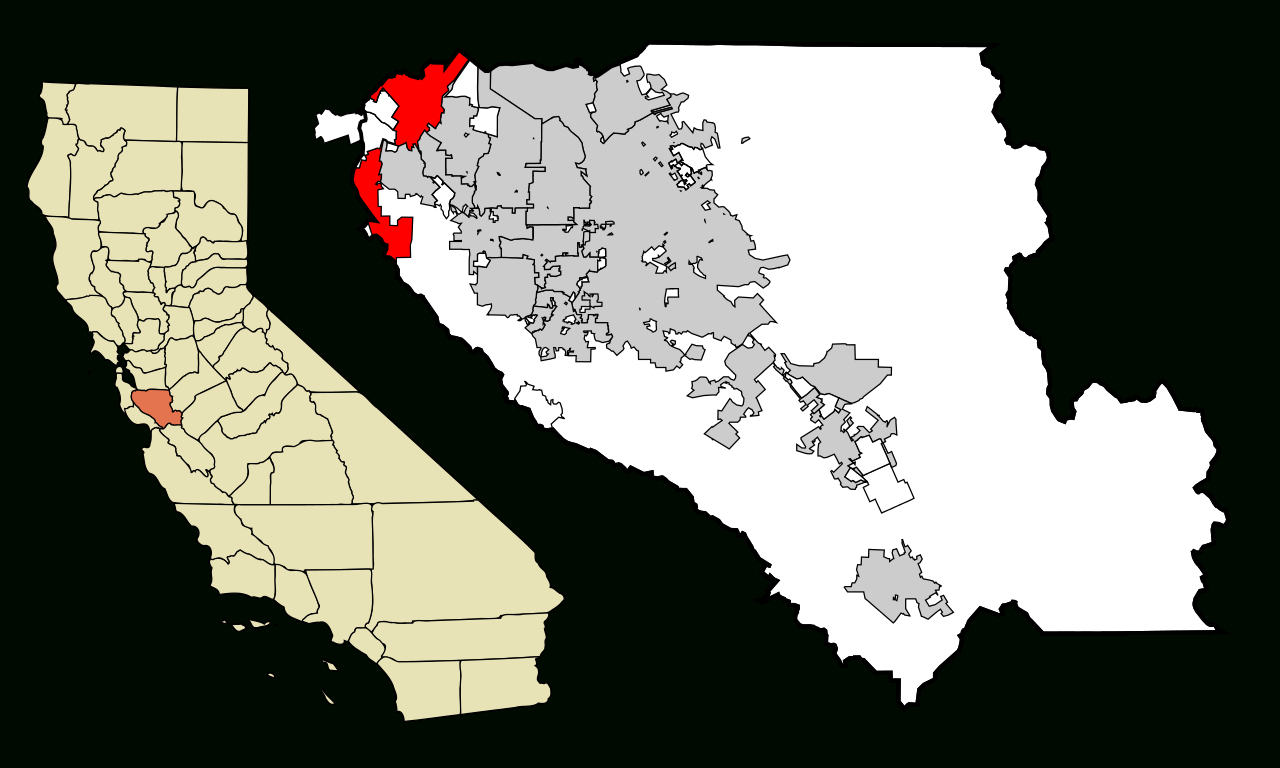 Fichier:santa Clara County California Incorporated And - Palo Alto California Map