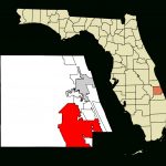 Fichier:st. Lucie County Florida Incorporated And Unincorporated   Map Of Florida With Port St Lucie