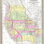 File:1853 Mitchell Map Of California, Oregon, Washington, Utah ^ New   Oregon California Map