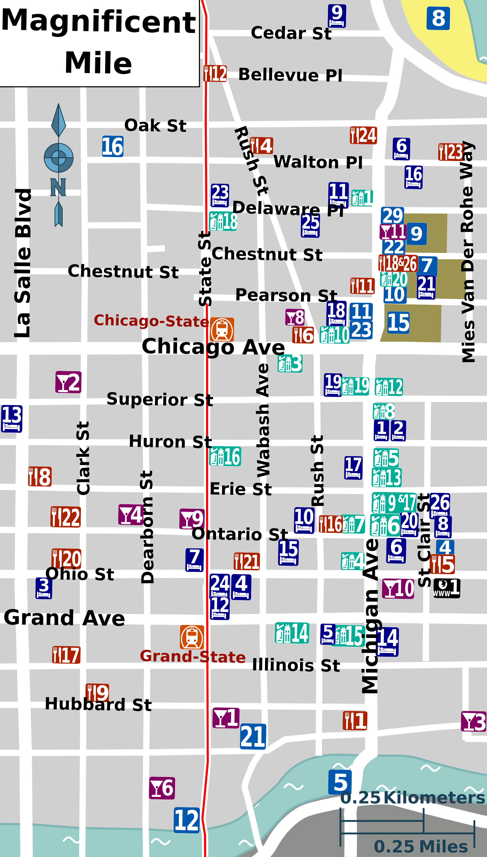 File:mag Mile Map - Wikimedia Commons - Magnificent Mile Map Printable