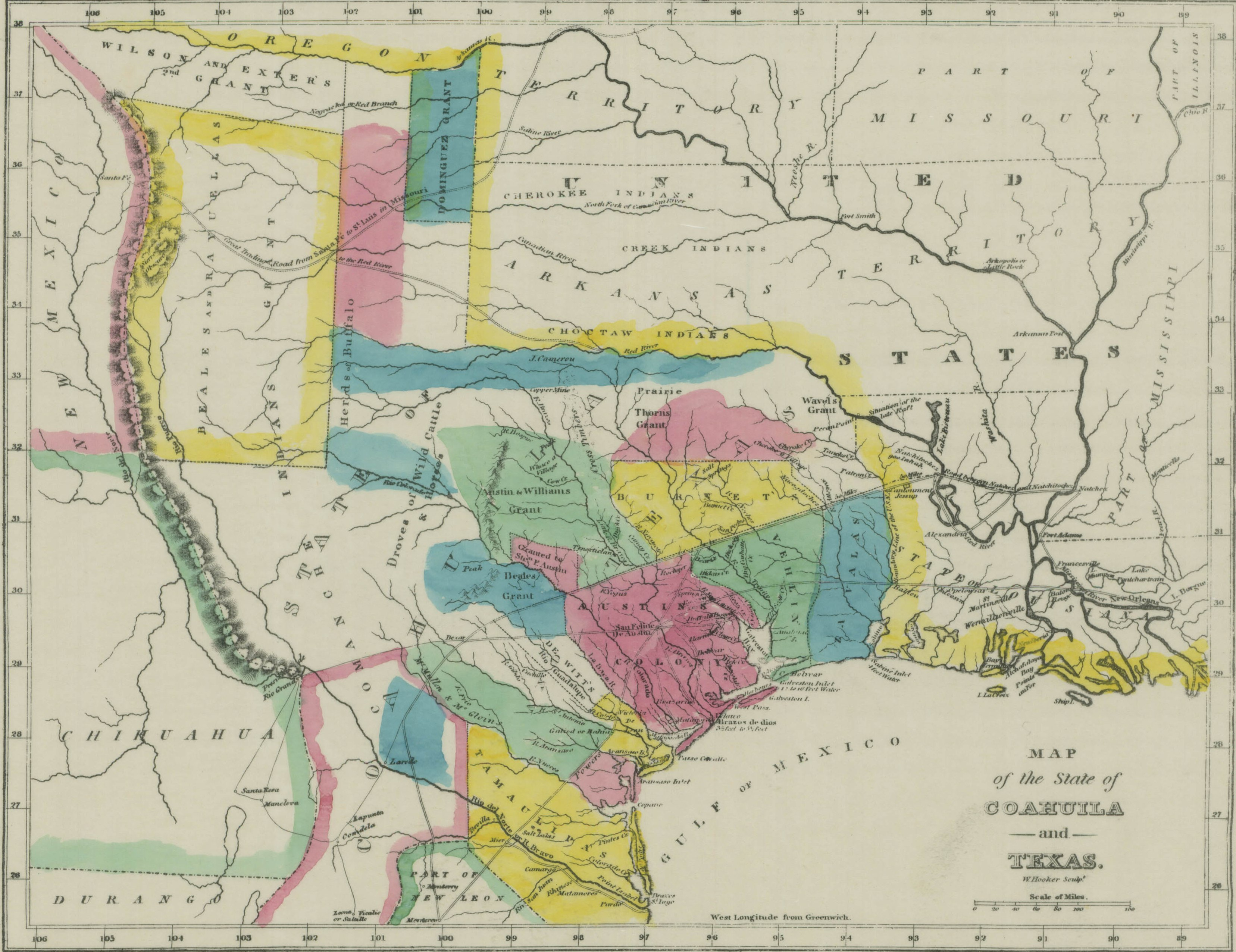 File:map Of Coahuila And Texas In 1833 - Wikimedia Commons - Seguin Texas Map
