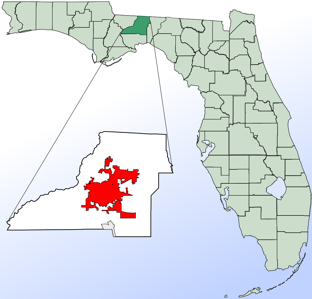 File:map Of Florida Highlighting Tallahassee.svg - Wikimedia Commons - Tallahassee On The Map Of Florida