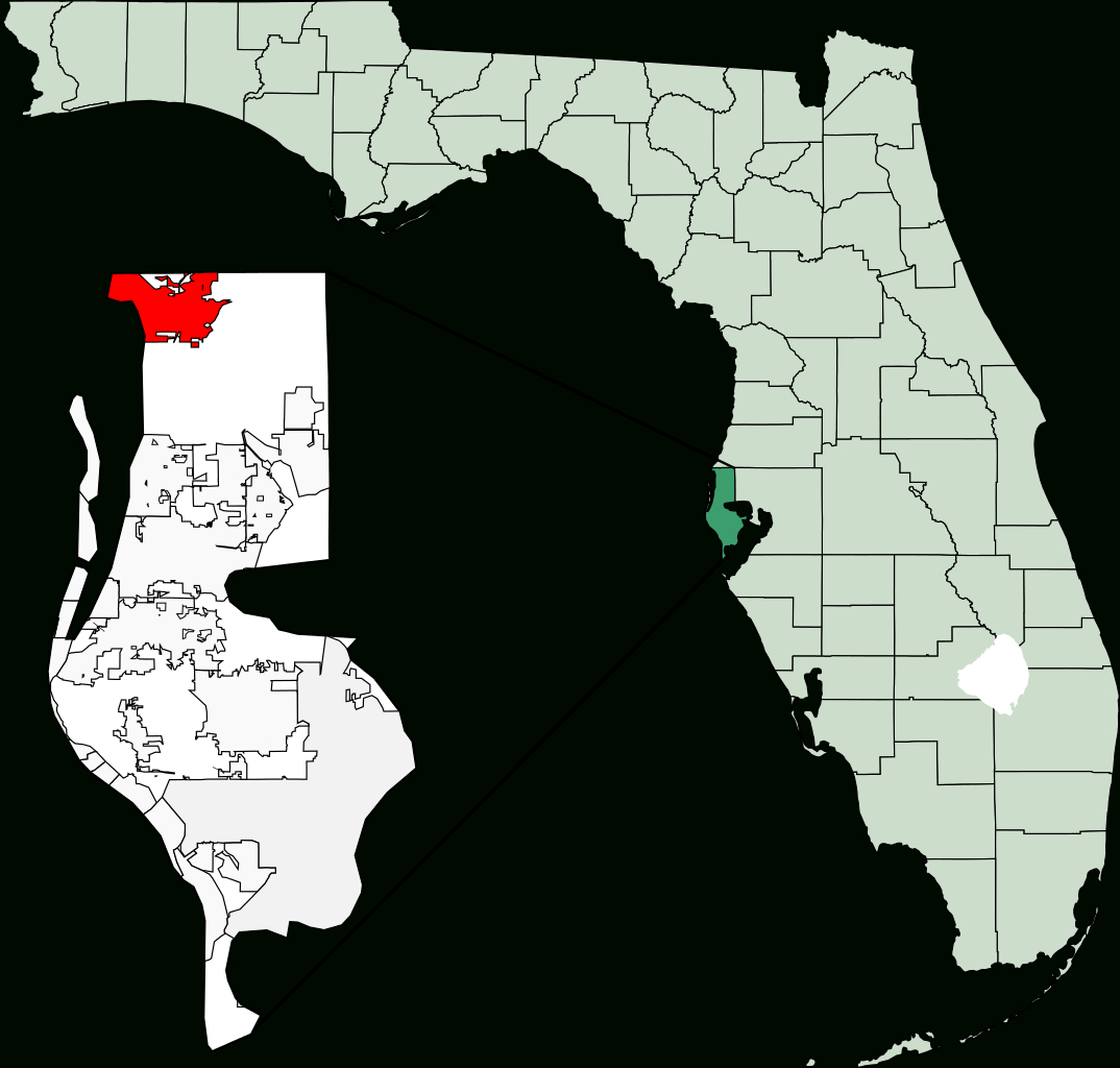 File:map Of Florida Highlighting Tarpon Springs.svg - Wikimedia Commons - Indian Springs Florida Map