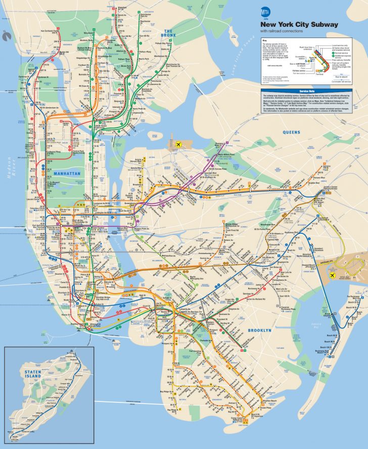 Printable New York City Subway Map