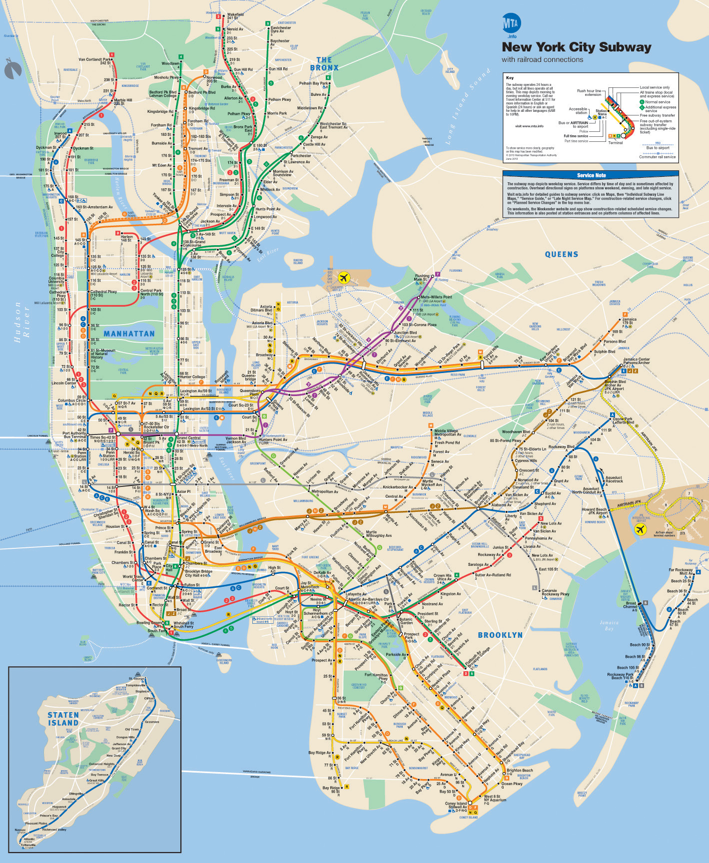 File:official New York City Subway Map Vc - Wikimedia Commons - Printable Nyc Subway Map