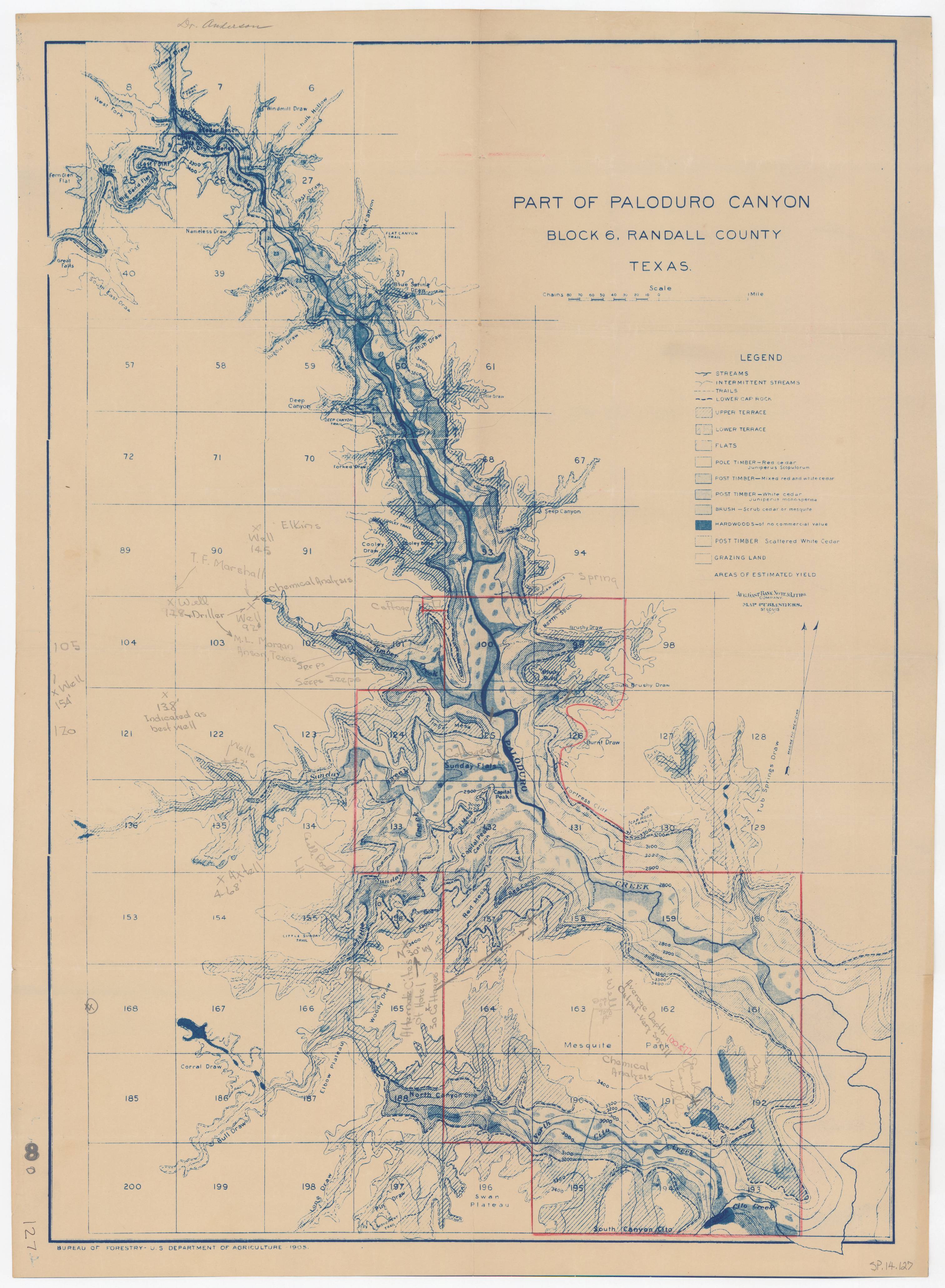 File:palo Duro Canyon State Park - Part Of Palo Duro Canyon - Block - Palo Duro Canyon Map Of Texas