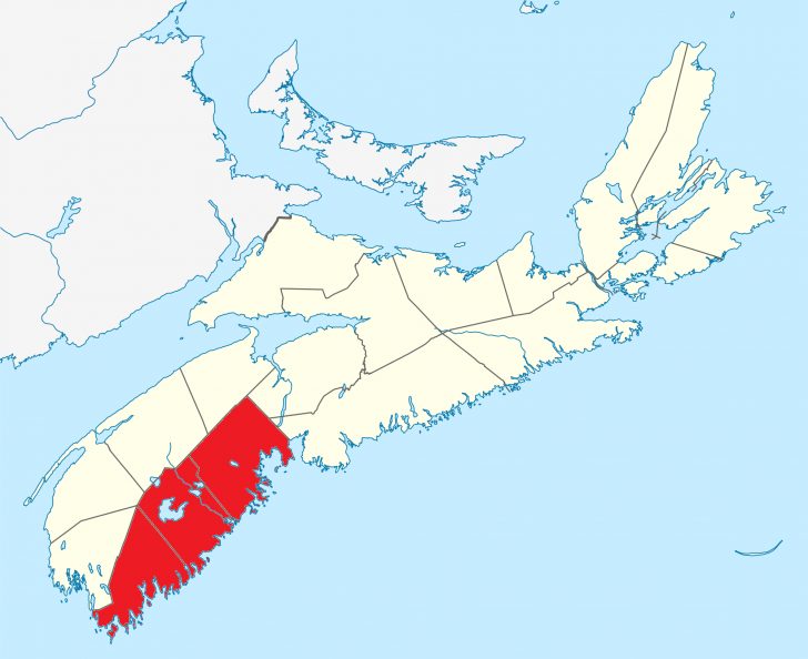 Printable Map Of Nova Scotia