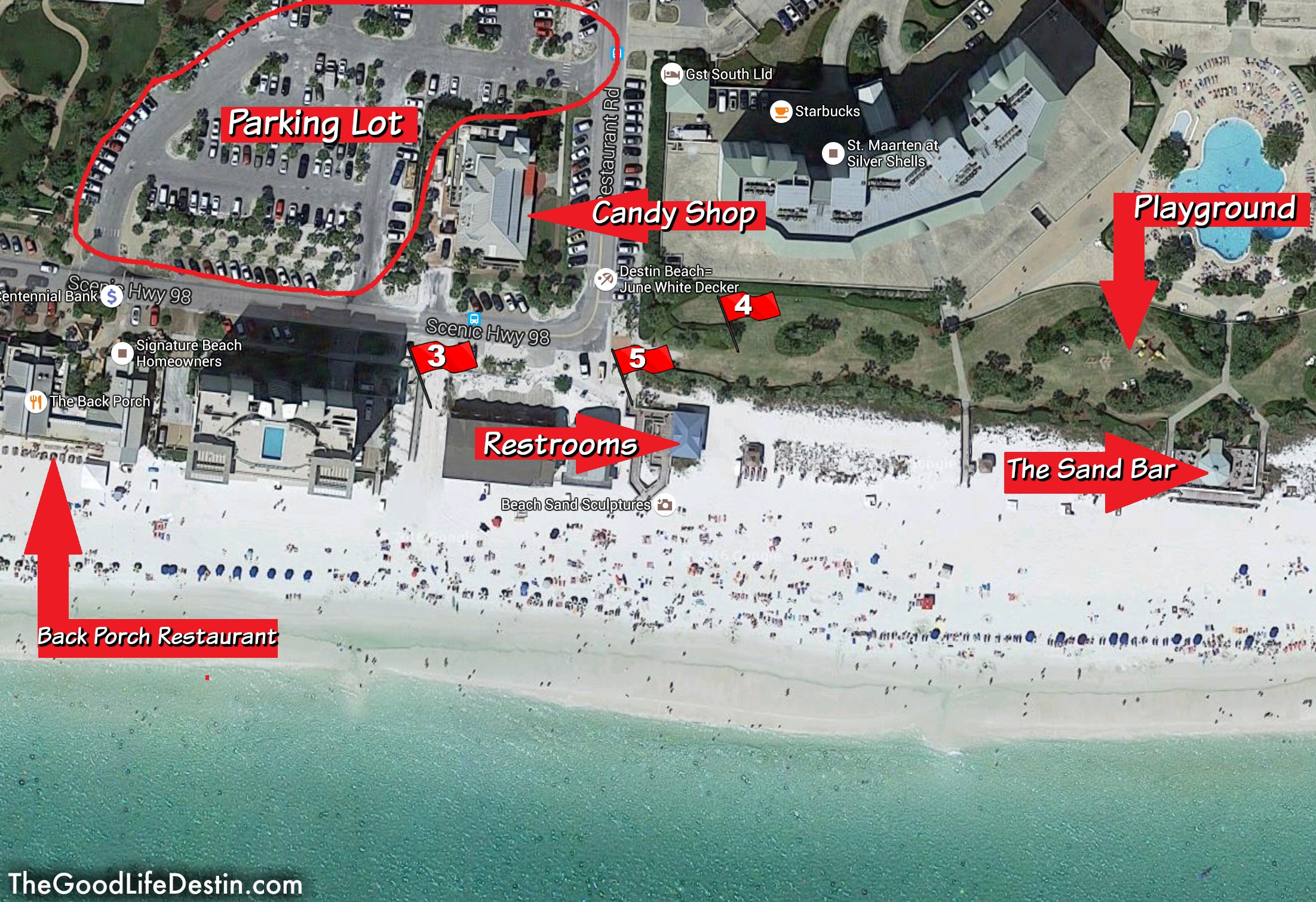 Find Your Perfect Beach In Destin Florida - The Good Life Destin - Where Is Destin Beach Florida On The Map