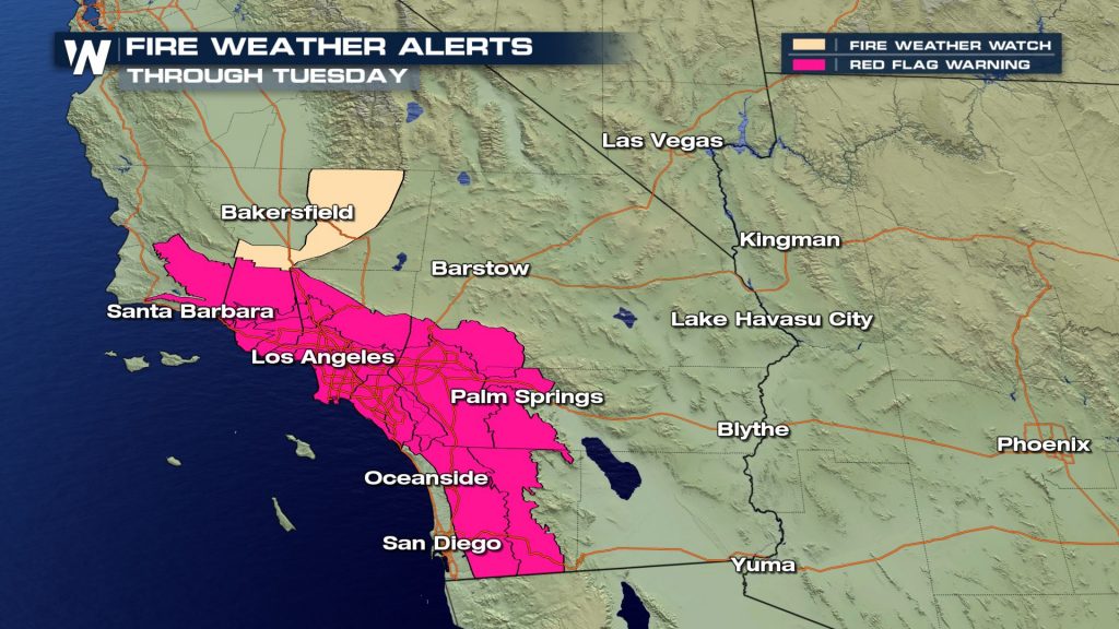 Fire Danger To Increase For Southern California - Weathernation - Fire ...