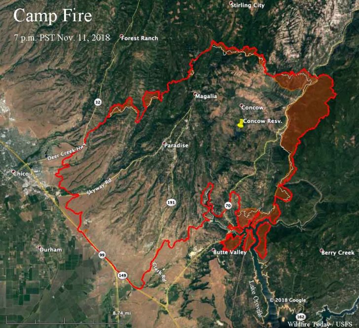 Fire Officials Release List Of Structures Burned In Camp Fire ...