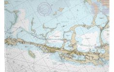 Fl: Key Largo, Fl (Close Up) Nautical Chart Blanket - Florida Keys Nautical Map