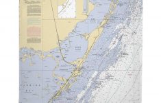 Fl: Key Largo, Fl Nautical Chart Blanket - Florida Keys Nautical Map