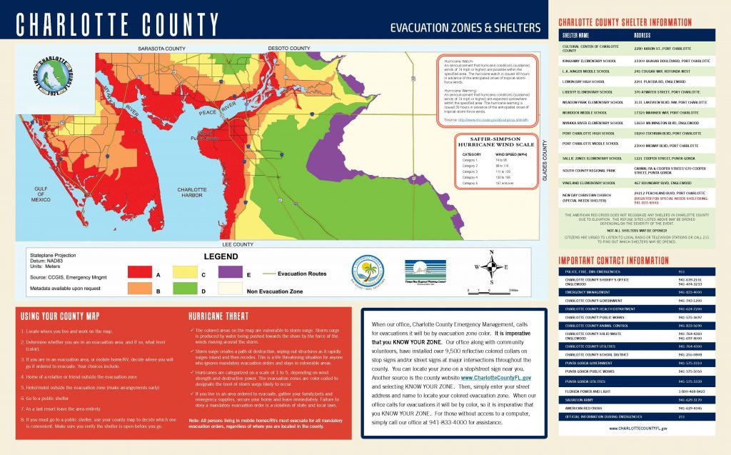 North Port Florida Flood Zone Map Printable Maps
