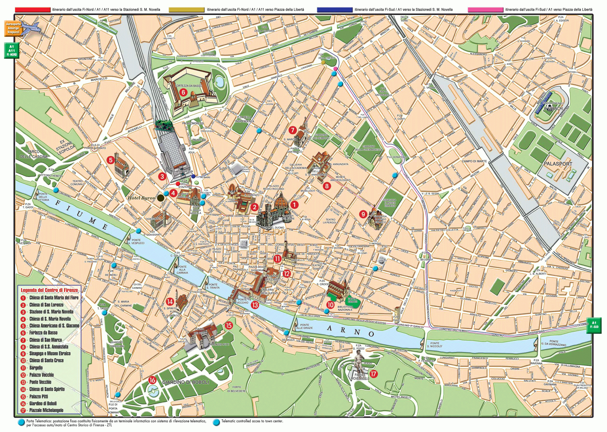 Florence Italy Map | High-Resolution Large Map Of Florence - Printable Walking Map Of Florence