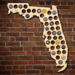 Florida Beer Cap Map   Florida Beer Cap Map