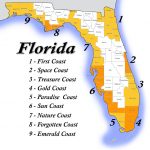 Florida Coast Map And Travel Information | Download Free Florida   Treasure Coast Florida Map