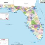 Florida County Map, Florida Counties, Counties In Florida   Map Of Florida Cities And Beaches