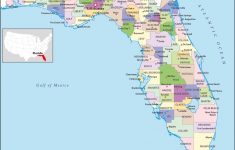 Florida County Map, Florida Counties, Counties In Florida - Map Of South Gulf Cove Florida