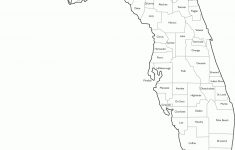 Florida County Map With County Names - Central Florida County Map