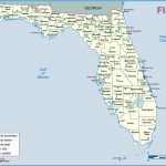 Florida County Outline Wall Map   Maps   Laminated Florida Map