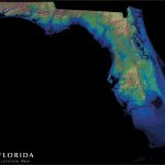 Florida Elevation Map : Florida   Florida Underwater Map