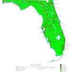 Florida Elevation Map   Florida Topographic Map Free