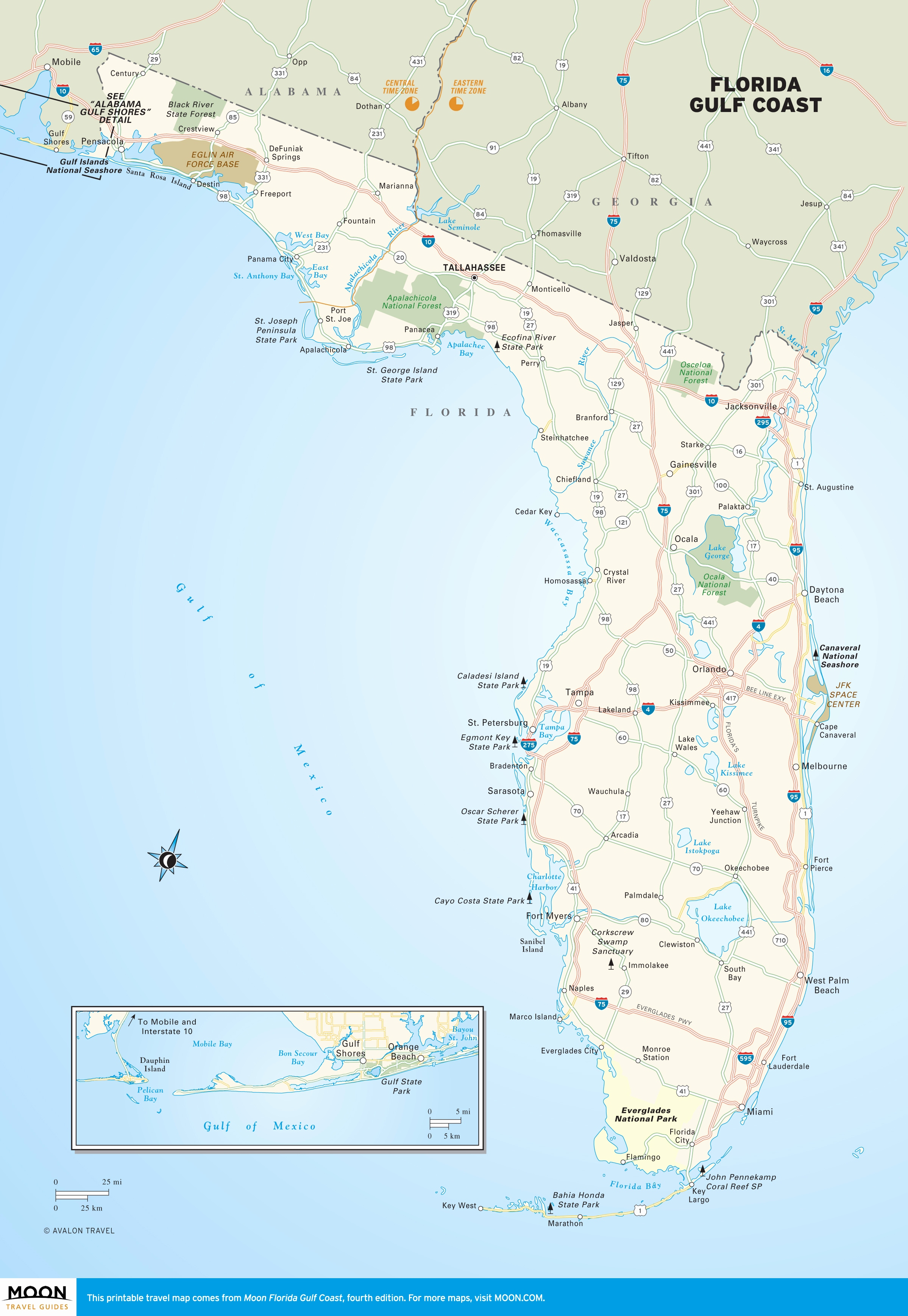 Florida Gulf Coast Beaches Map Fresh Alabama Florida Map - Florida Gulf Coast Beaches Map