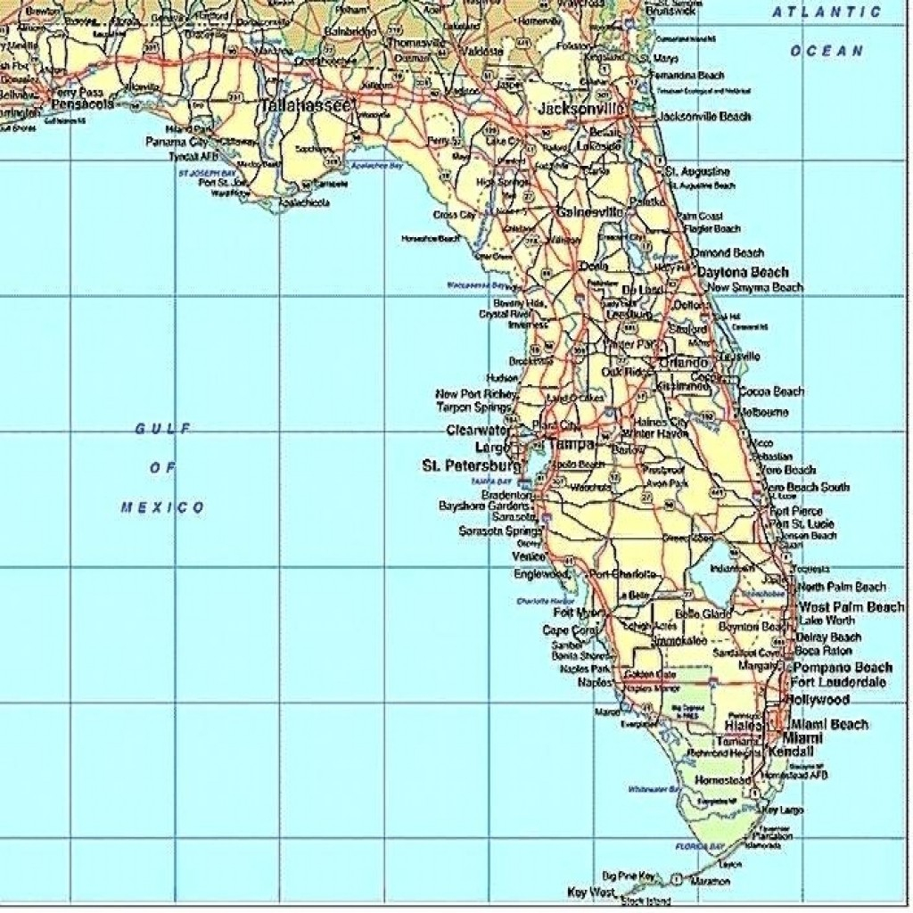 Florida Gulf Coast Beaches Map Printable Maps