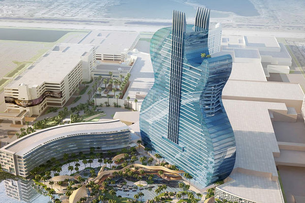Florida Hard Rock Hotel Will Be Shaped Like A Real Guitar - Curbed - Map Of Hotels In Hollywood Florida