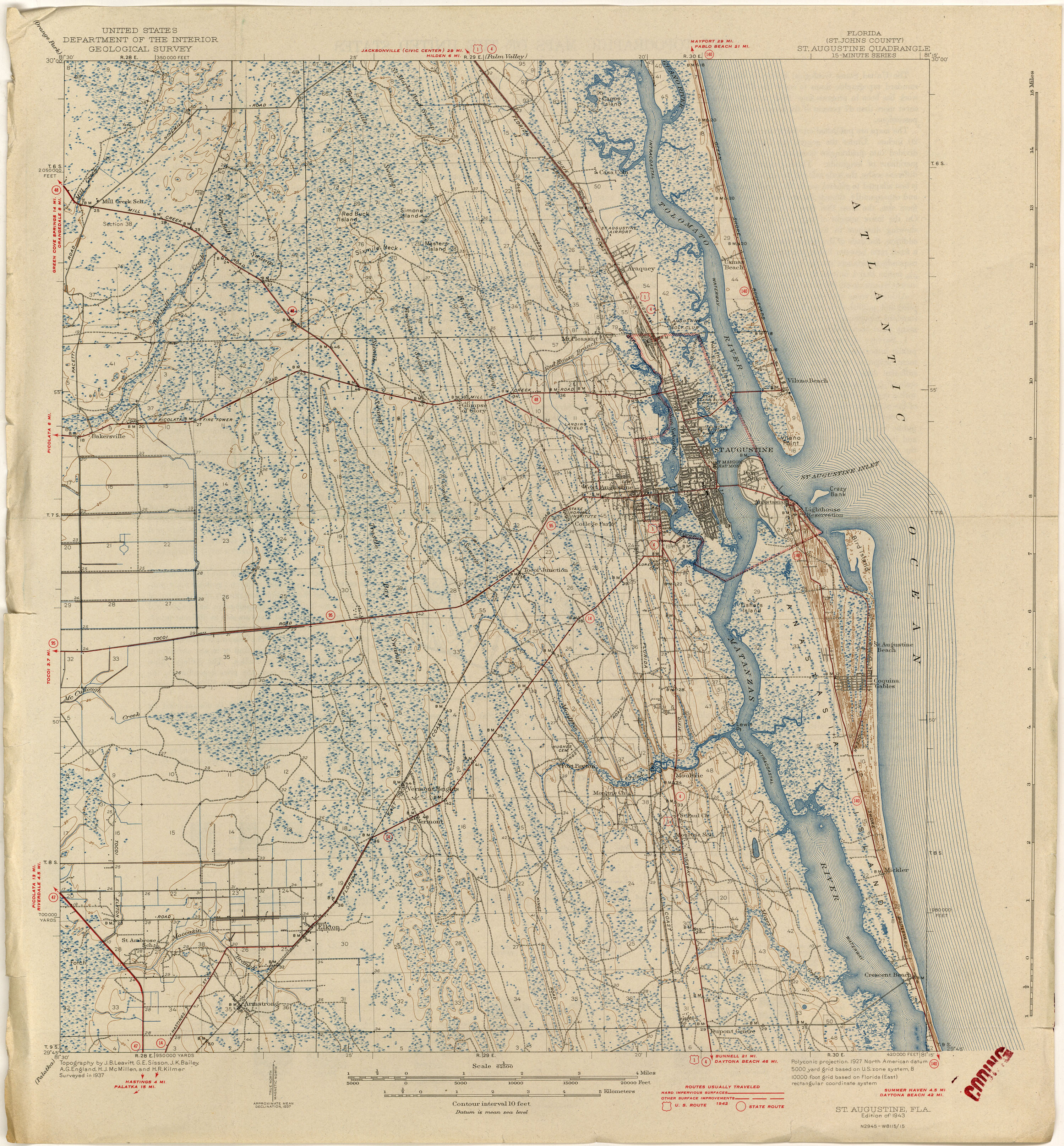 Florida Historical Topographic Maps - Perry-Castañeda Map Collection - Florida Old Map