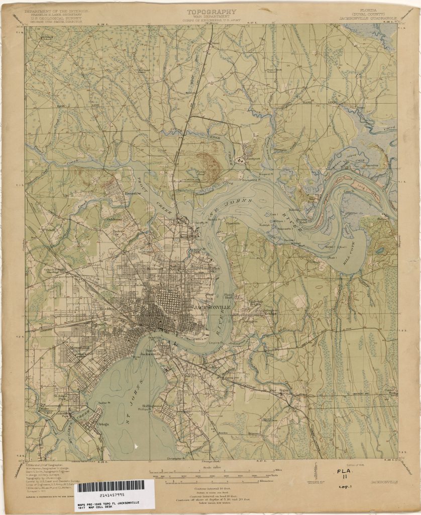 Florida Historical Topographic Maps PerryCastañeda Map Collection
