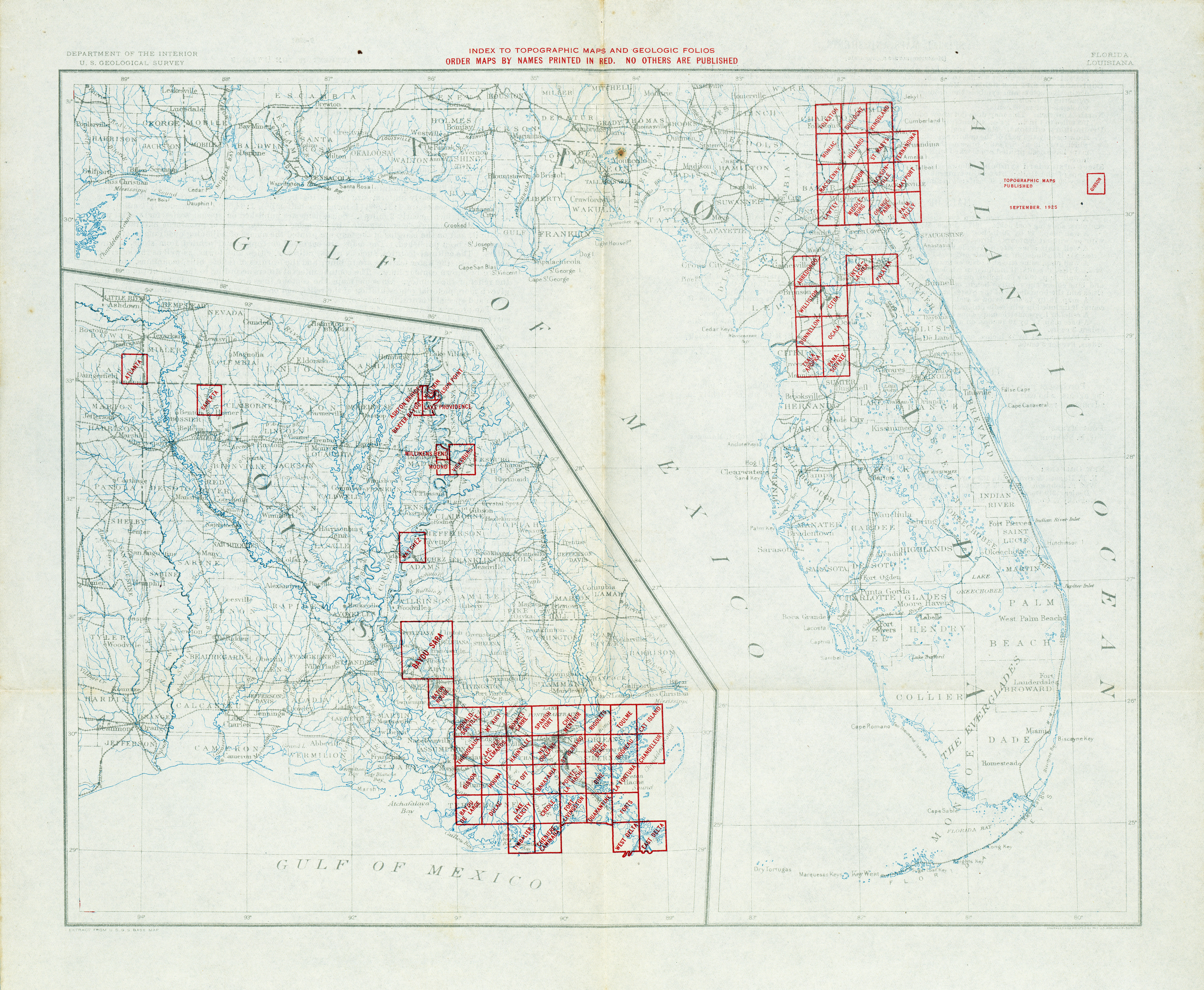 Florida Historical Topographic Maps - Perry-Castañeda Map Collection - South Florida Topographic Map