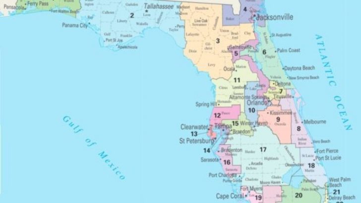 Florida Ocean Map