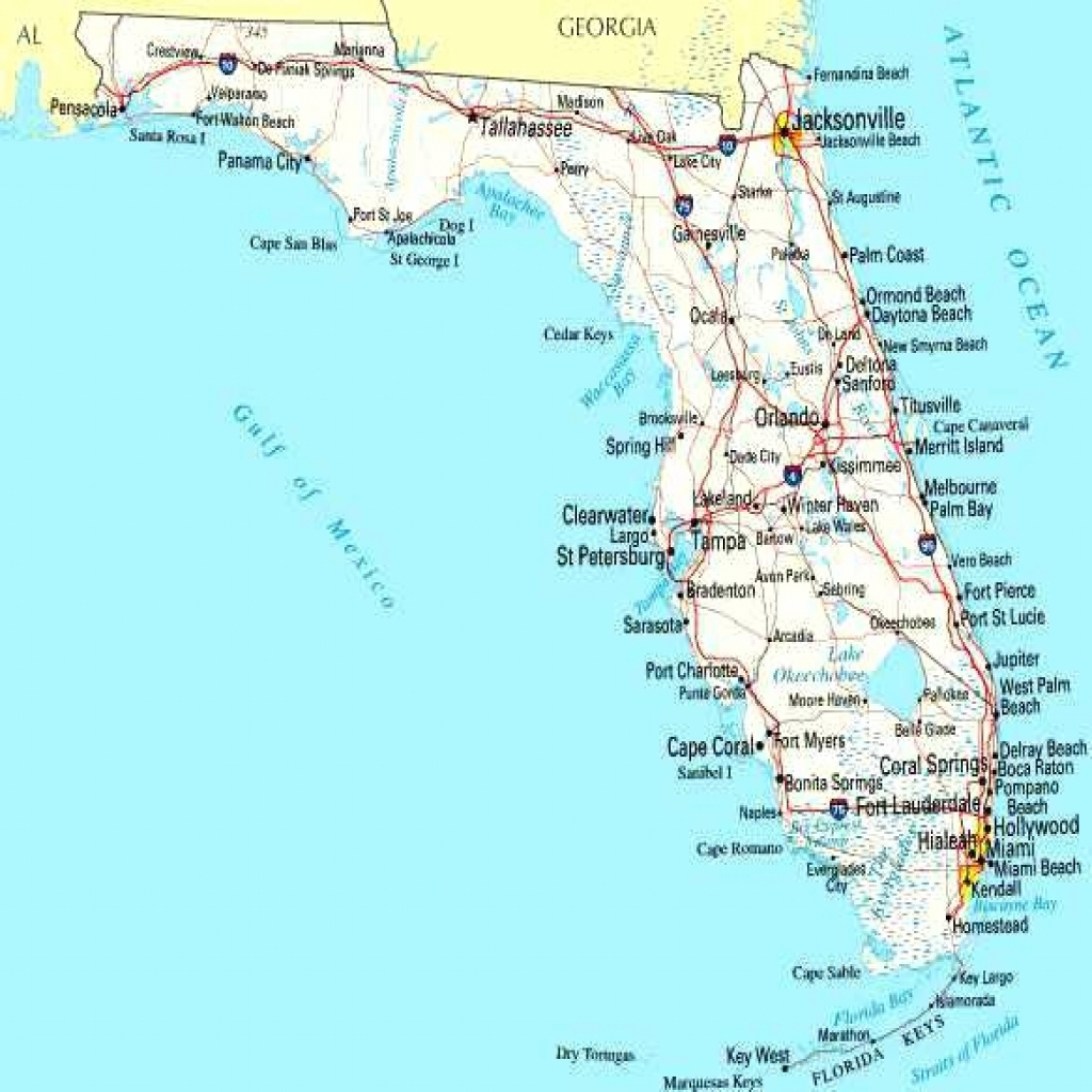 Florida Map Gulf Coast - Map Of Beaches On The Gulf Side Of Florida