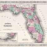 Florida Map Poster, Canvas, Print Sales   Florida Keys Map Poster