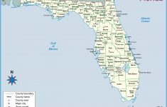 Florida Map With Counties With Florida Cou - Belle Glade Florida Map