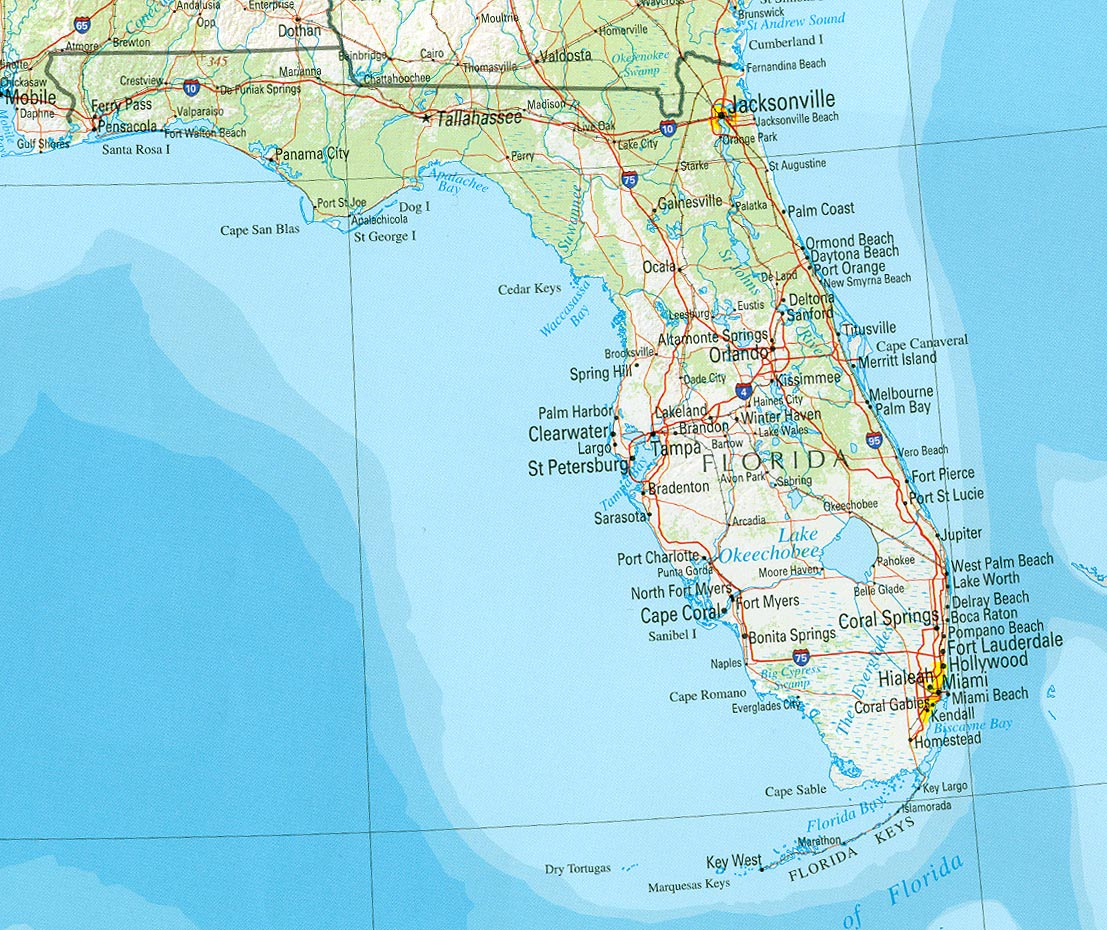 Florida Maps - Perry-Castañeda Map Collection - Ut Library Online - City Map Of Palm Harbor Florida