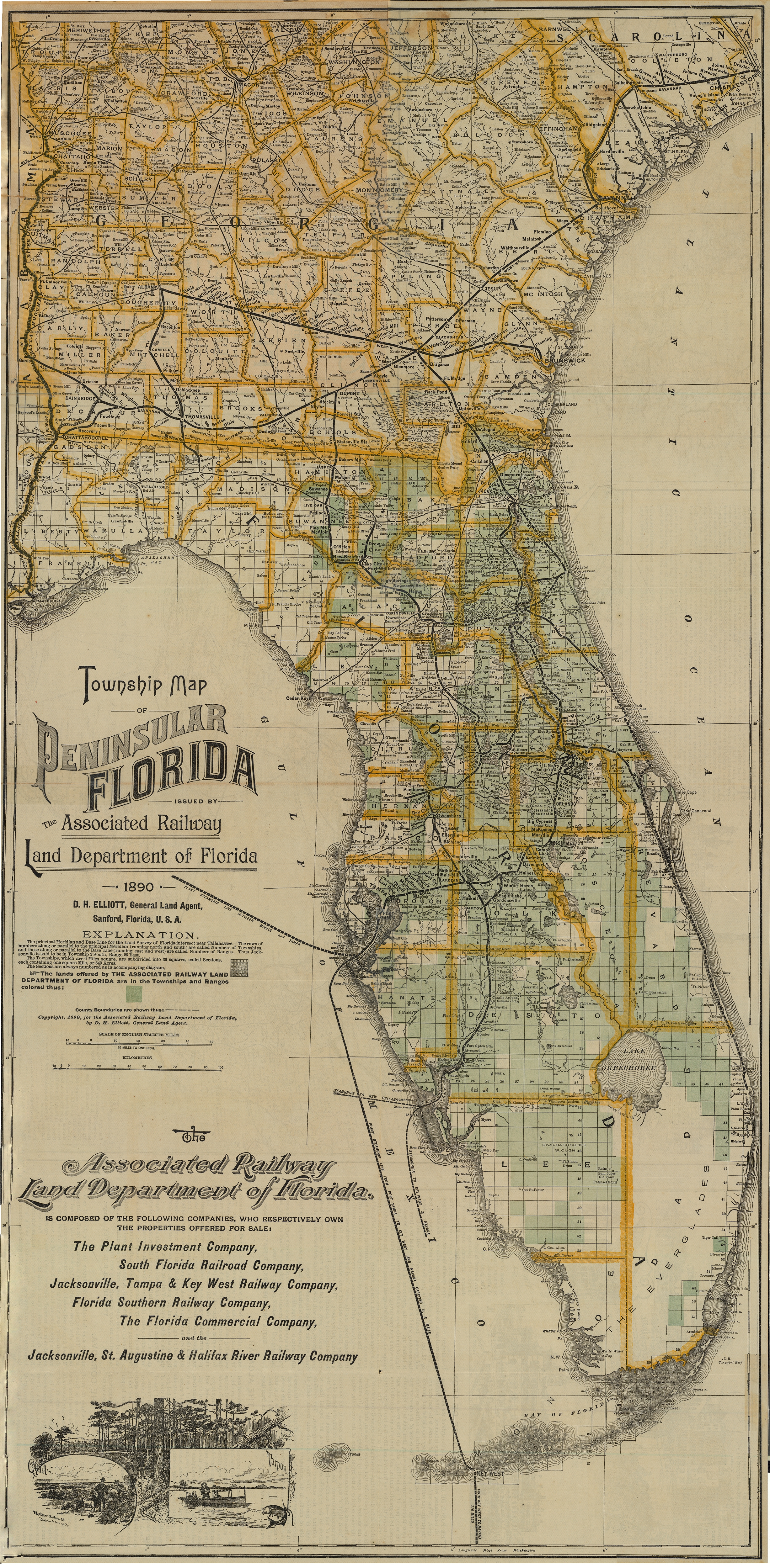Florida Memory - Florida Maps - Browseimage - Old Florida Maps For Sale