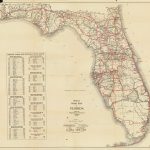 Florida Memory   Official Road Map Of Florida, 1930   Carrabelle Florida Map