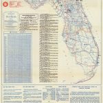 Florida Memory   Official Road Map Of Florida, 1946   Branford Florida Map