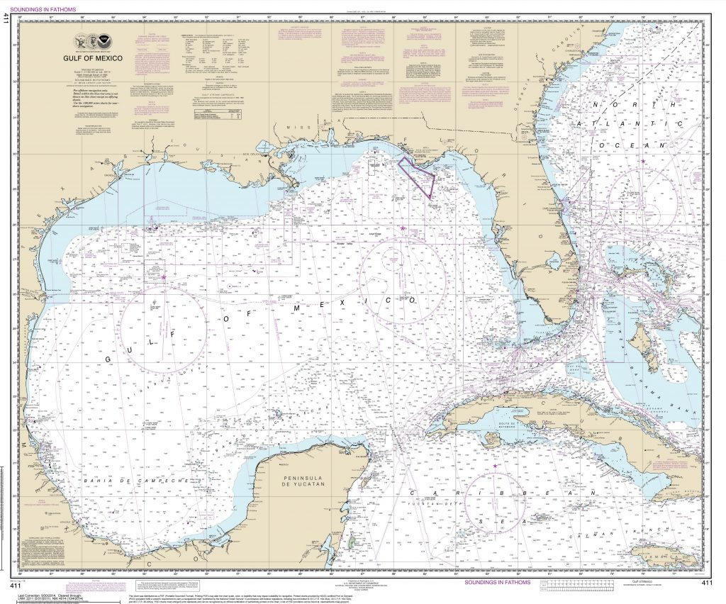 Florida East Coast Atlantic Ocean Depth Map 